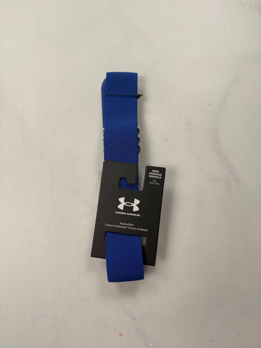 Under Armour Baseball Belt Blue Modern Classic Style - Mens